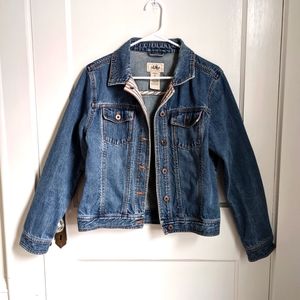 LL Bean vintage denim jacket jean jacket 100% cotton